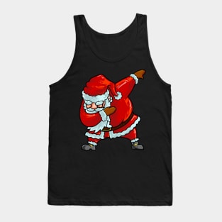 Dabbing Santa Christmas Tank Top